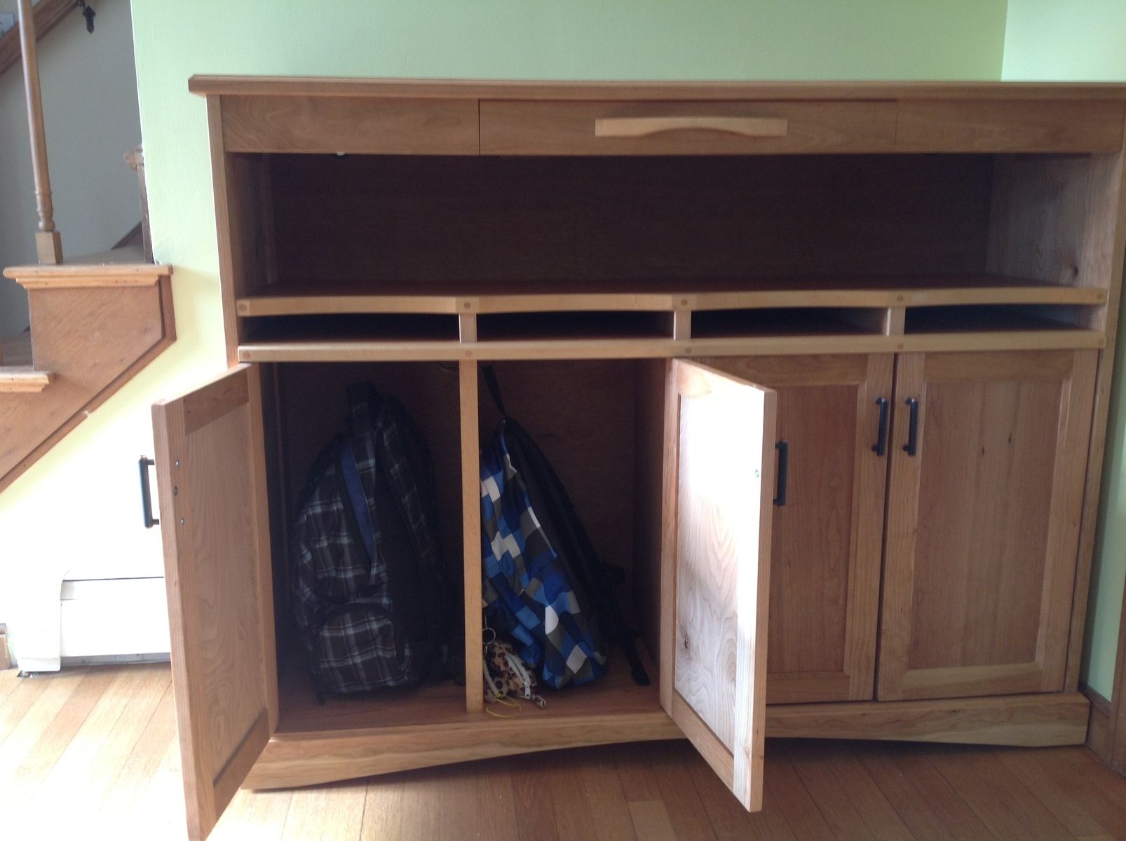 Custom Entry Hutch by Boston Woodcrafter