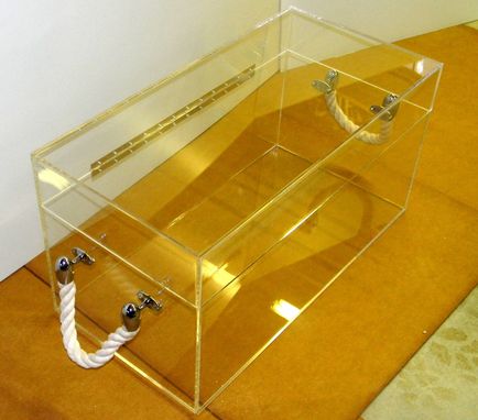 Custom Made The Lucite Trunk - Beautiful 3/8" Thick Acrylic, Hand Crafted, Made To Order