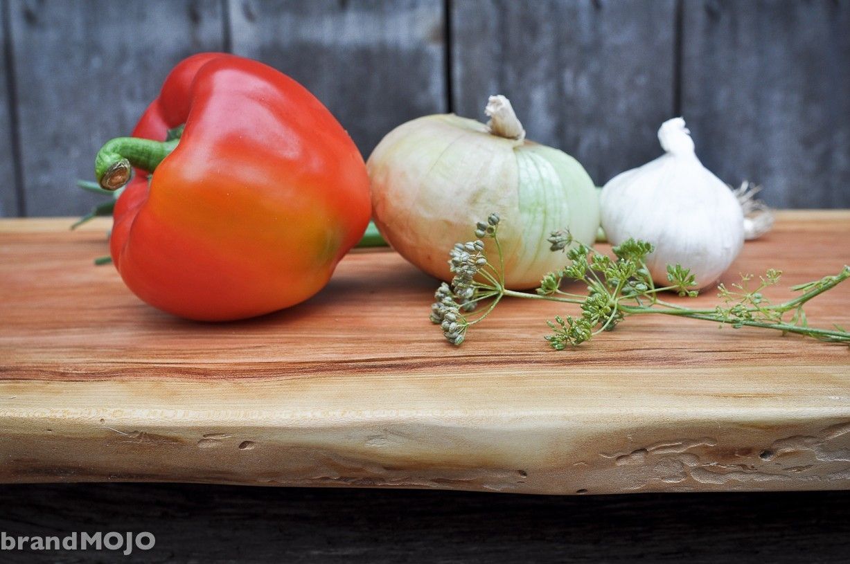 Custom Live Edge Footed Cutting Boards by Brandmojo Interiors, Llc ...