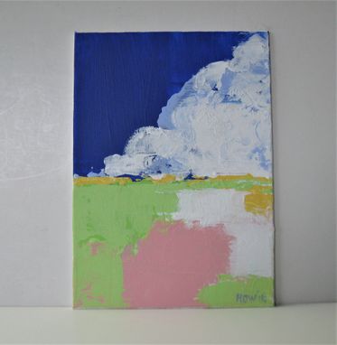 Custom Made Abstract Landscape, 5" X 7", Original Landscape Painting, Acrylic Painting, Modern Art Canvas