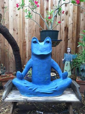 Custom Made Blue Buhda Frog