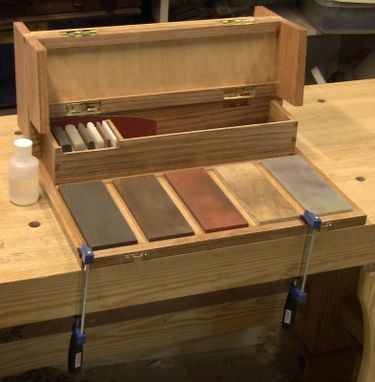 Custom Made Woodworker's Portable Sharpening Station