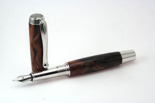 Custom Made Redwood Lace Burl Fountain Pen