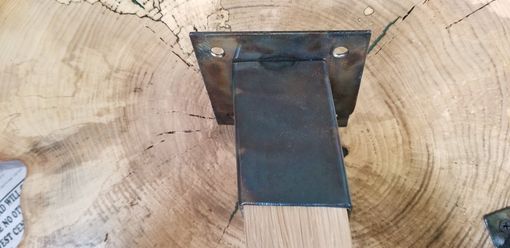 Custom Made Hardwood/Metal Table Legs Tapered Unfinished
