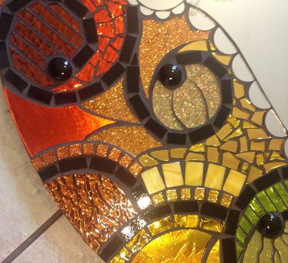 Custom Made Mosaic Stain Glass Mirror