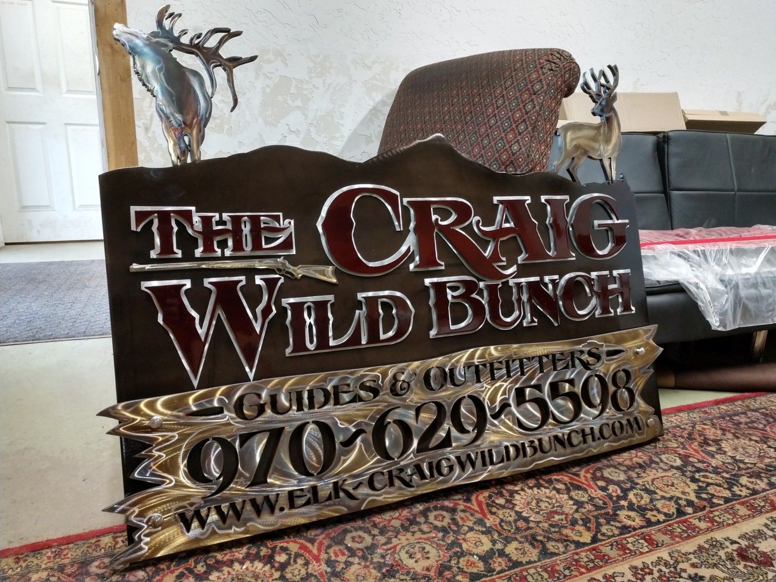 Hand Crafted Custom Metal Art Sign by Fusion Metal Artwork