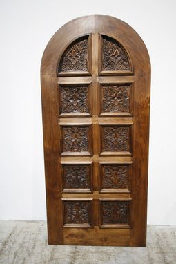 Custom Made Mesquite Single Arched Door