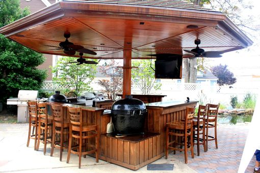 Handmade Primo Grill Outdoor Kitchen And Bar by Deck Kitchen ...