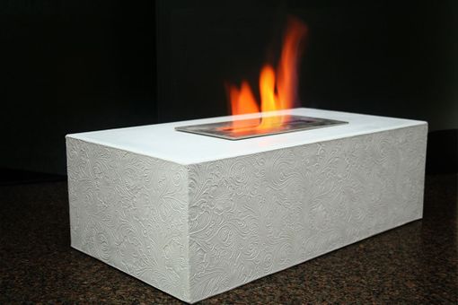 Custom Made Concrete Table Top Fire Box