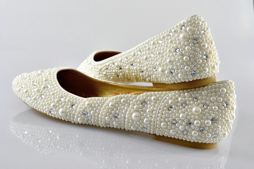 Custom Made Custom Bespoke Swarovski Pearl Ivory Cream Crystal Encrusted Embellished Wedding