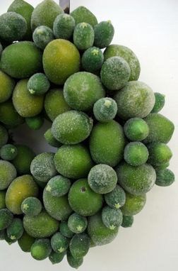 Custom Made Sugared Lime Wreath