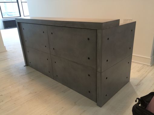 Custom Made Concrete Reception Desk
