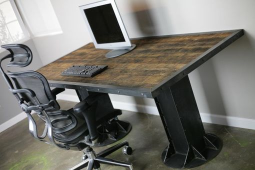 Custom Made Modern/Industrial Desk. Vintage/Modern Custom Sizes & Configurations Dining Table Executive