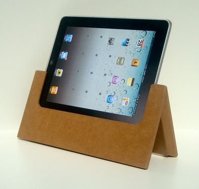 Custom Made The Tabitat Tablet Stand System For Ipad In Clear Mdf.