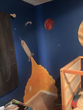 Custom Made Solar System Mural
