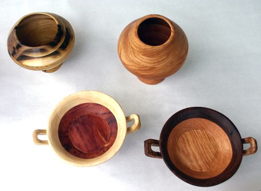 Custom Made Wooden Decorative Kylix - Drinking Cups And Vases Greek