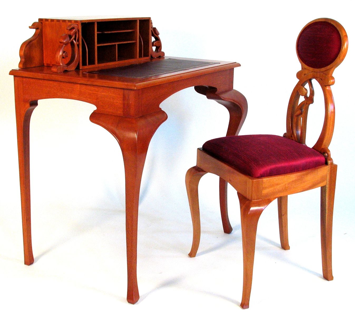 Hand Made Lady's Writing Desk by Heller And Heller Custom Furniture ...