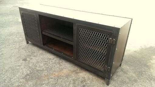 Custom Made Vintage Industrial Console #002