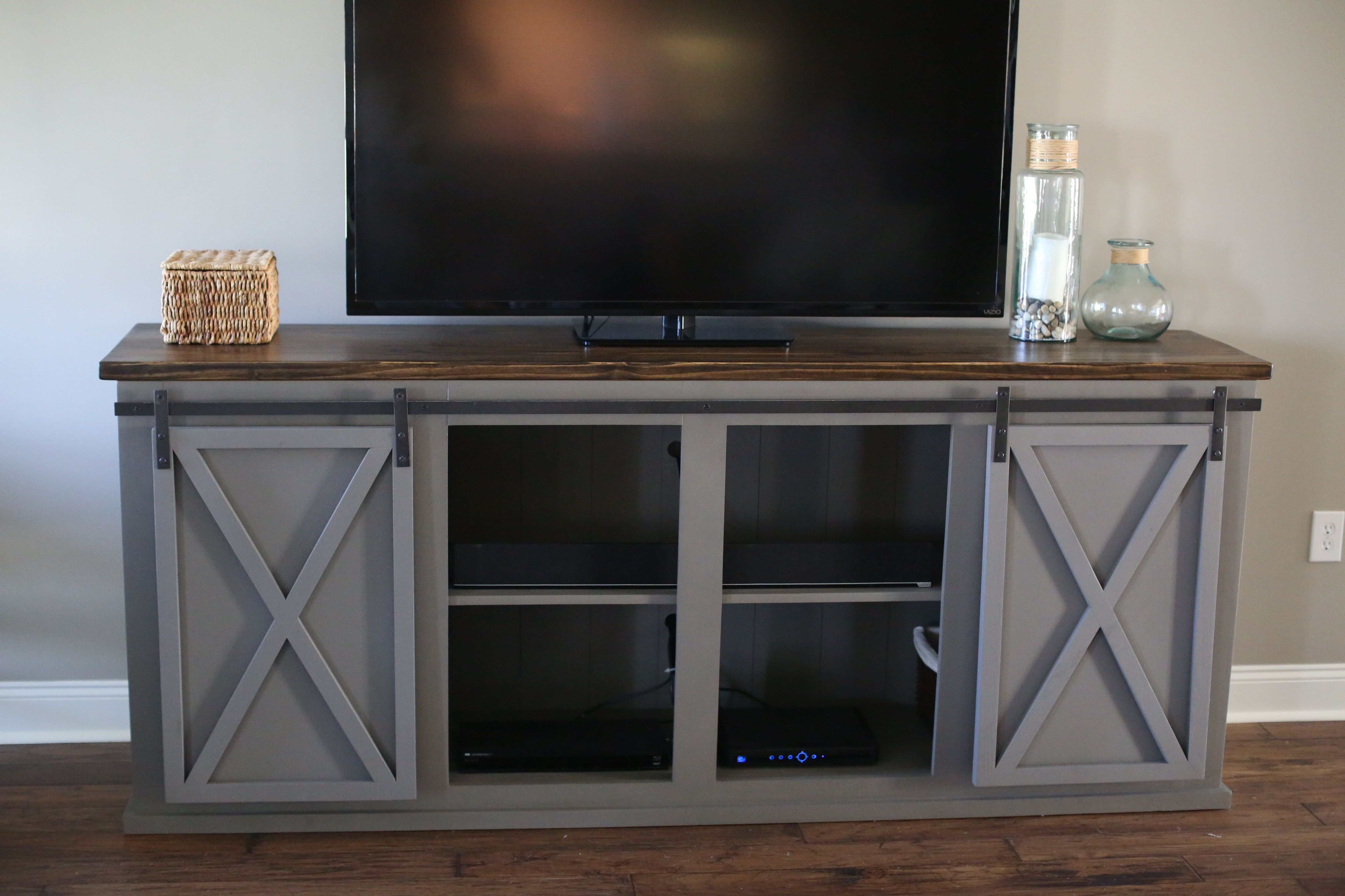 buy a custom made sliding barn door entertainment center made to order from wills woodworks custommadecom - Sliding Barn Door Entertainment Center buy a custom made sliding barn door entertainment center made to order from wills woodworks custommadecom - Sliding Barn Door Entertainment Center