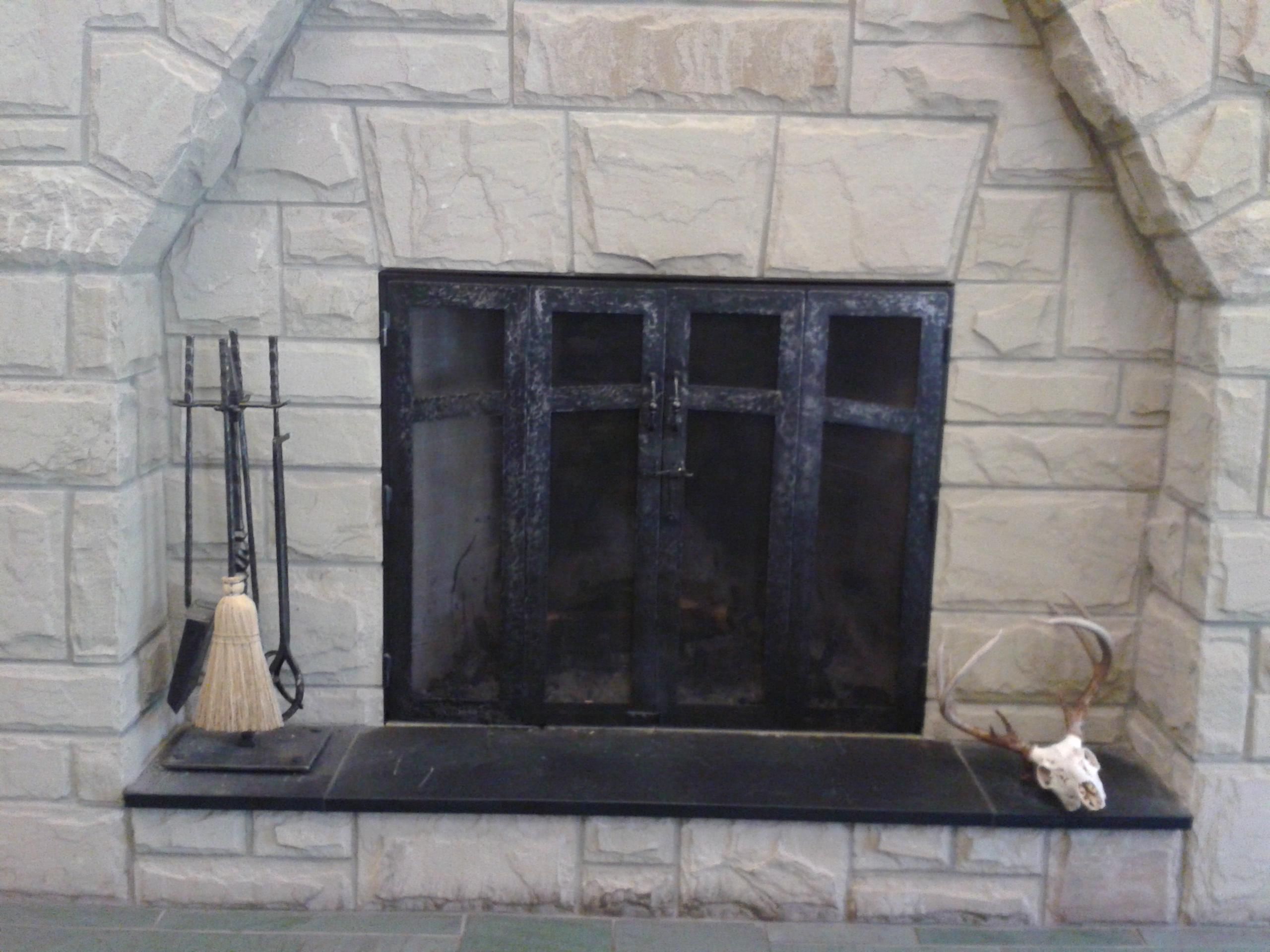 Hand Crafted Custom Fireplace Screen And Fireplace Tools By The