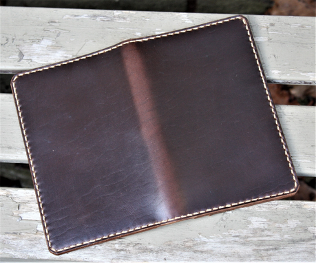 Custom Made Handmade Cover For Field Notes Card Wallet Scribo Horween Leather Brown Chromexcel