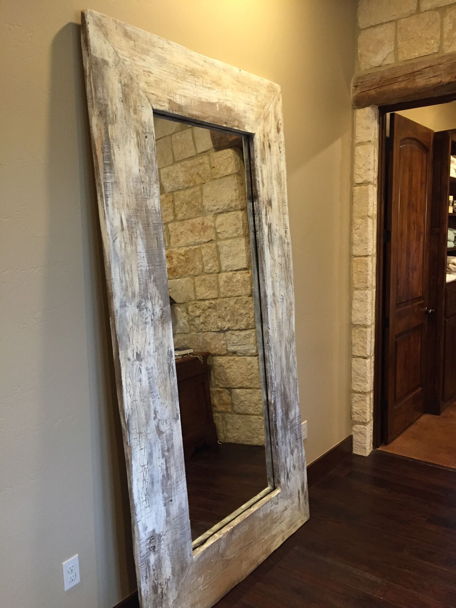 Buy Handmade Large Stand Up Mirror, made to order from Raw Earth