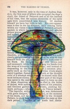 Custom Made Pick Your Style - Mushroom Custom Color And Paper Personalized Drawing