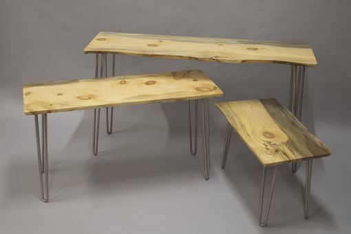 Custom Made Three Pine Tables