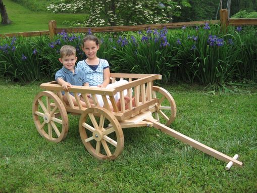 Custom Made Extra Large Flower Girl Pumpkin Wagon- Unfinished