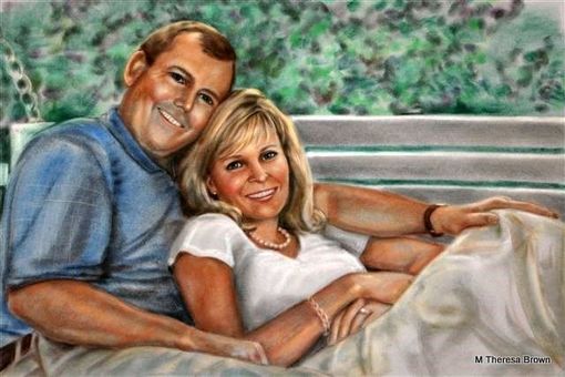 Custom Made Large Pastel Portraits Full Body