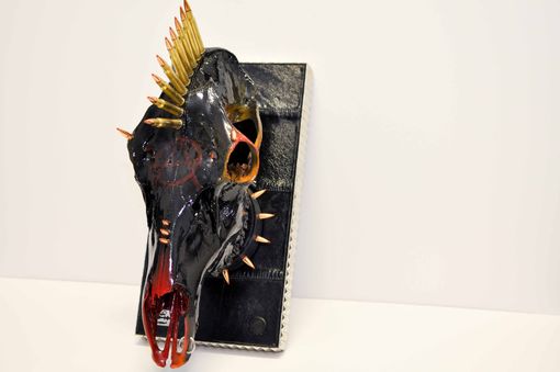 Custom Made Skull Of Anarchy- Custom Sculpture And Art