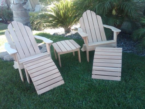 Hand Made Adirondack Chairs by Custom Quality Woodworks 