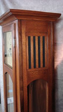 Hand Crafted Mission Style Grandfather Clock by Dwf 