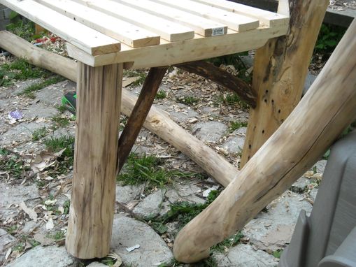 Custom Made Rustic Bench