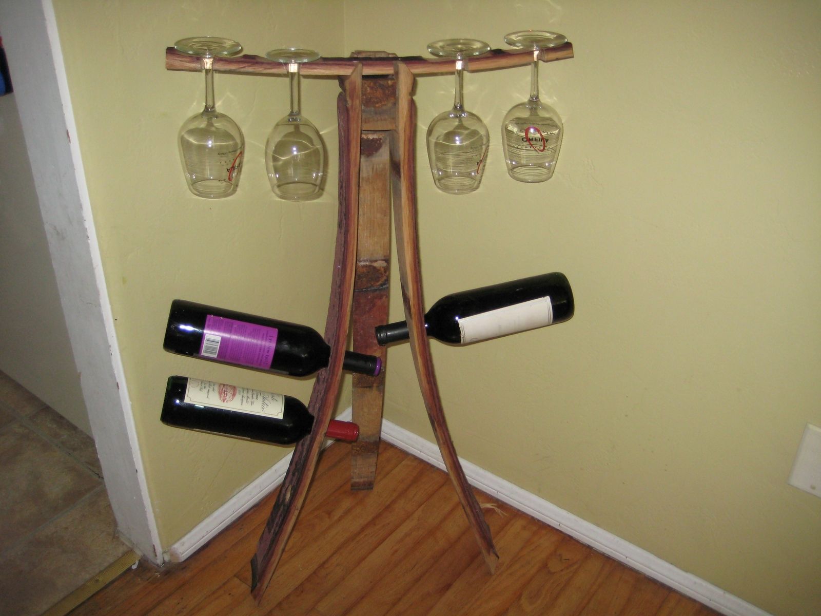 Handmade Wine Barrel Wine Rack by Glerup woodwork and design