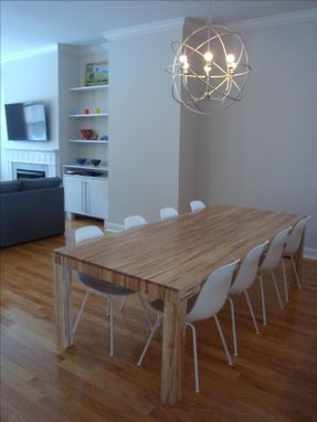 Custom Made Parsons Dining Table