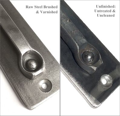 Custom Made 3" X 3" Metal Forged Mini Bracket. Iron Handcrafted Small Shelf Bracket