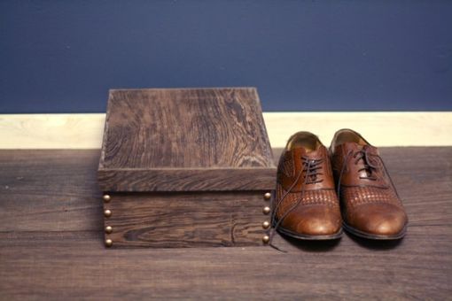 Custom Made Vintage Style Shoe Box
