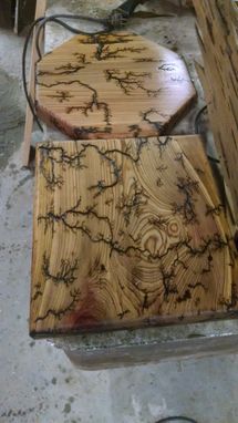 Custom Made Electrical Etched, One Of A Kind Cheese Boards, Southern Cypress