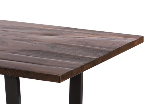 Custom Made The Trenton Reclaimed Wood Dining Table - Dark Walnut