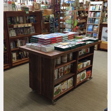 Custom Made Retail Bookcase Display On Casters