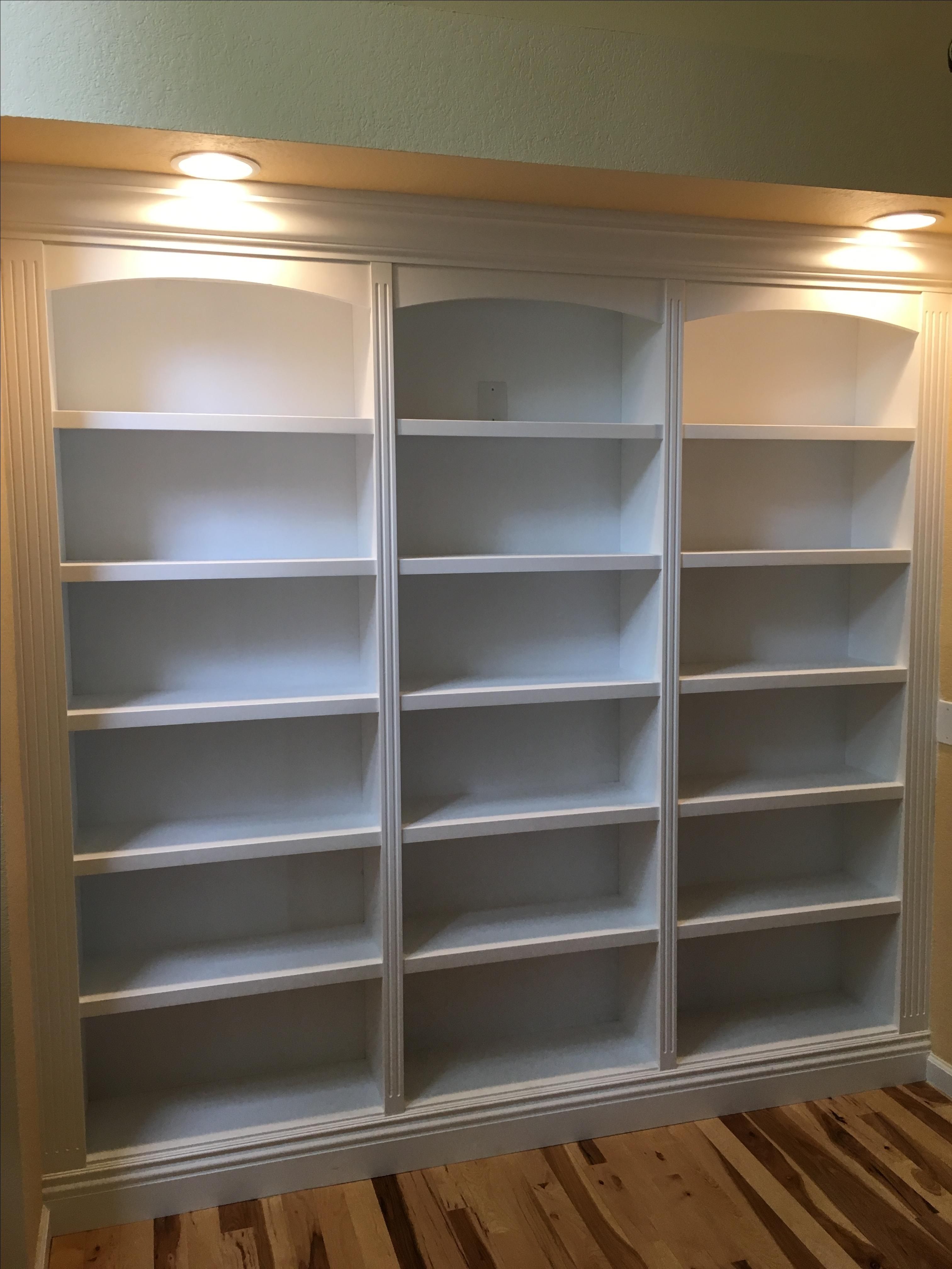 Custom Made Built In Bookshelves by Rocky Mountain Woodworks