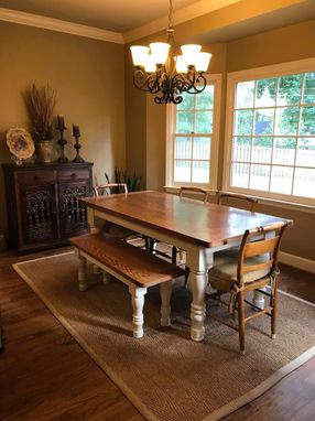 Custom Made Classic Farmhouse Table