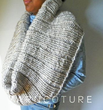 Custom Made The Pocket Cowl - Fall Winter Fashion Convertible Cowl/Capelet