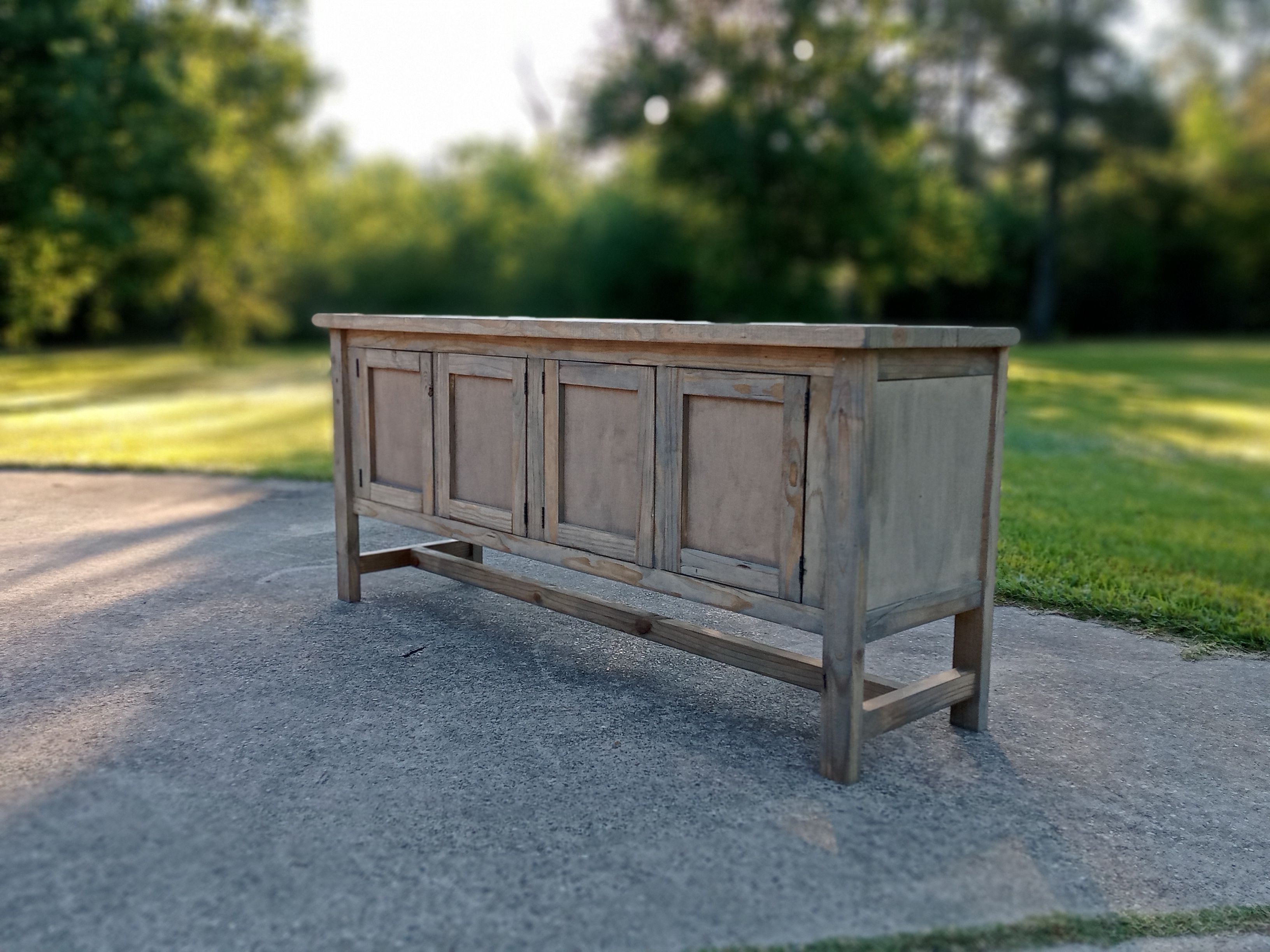 Buy Hand Crafted Custom Up To 8 Ft Long, Handmade In Texas Any Color Available. Buffet