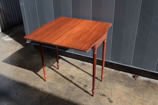 Custom Made Refurbished, Fold Out Side Table