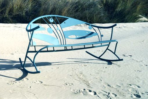 Custom Made Hungry Fish Rocking Bench