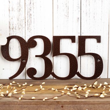 Custom Made Metal House Number Sign, Custom Metal Sign, House Numbers, Address Numbers, Outdoor Address