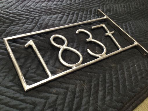 Custom Made Customized Forged Steel Address Numbers By Szk Metals