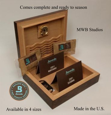Custom Made All American Humidor 12 Count With Free Shipping And Engraving
